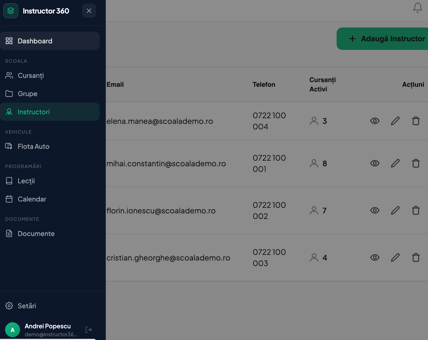 App Dashboard